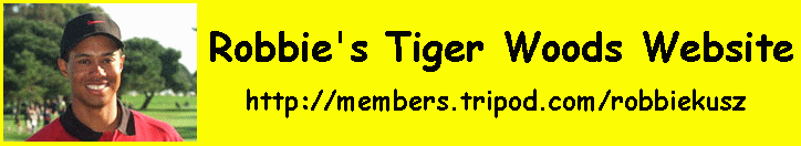 Robbie's Tiger Woods Website